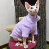 Sphynx Cat Clothes Baby Soft Cotton Fall Winter Kitten Small Dog Clothes for Cornish Devon Cat Costume Hairless Pet Clothes - Play Paws Toys