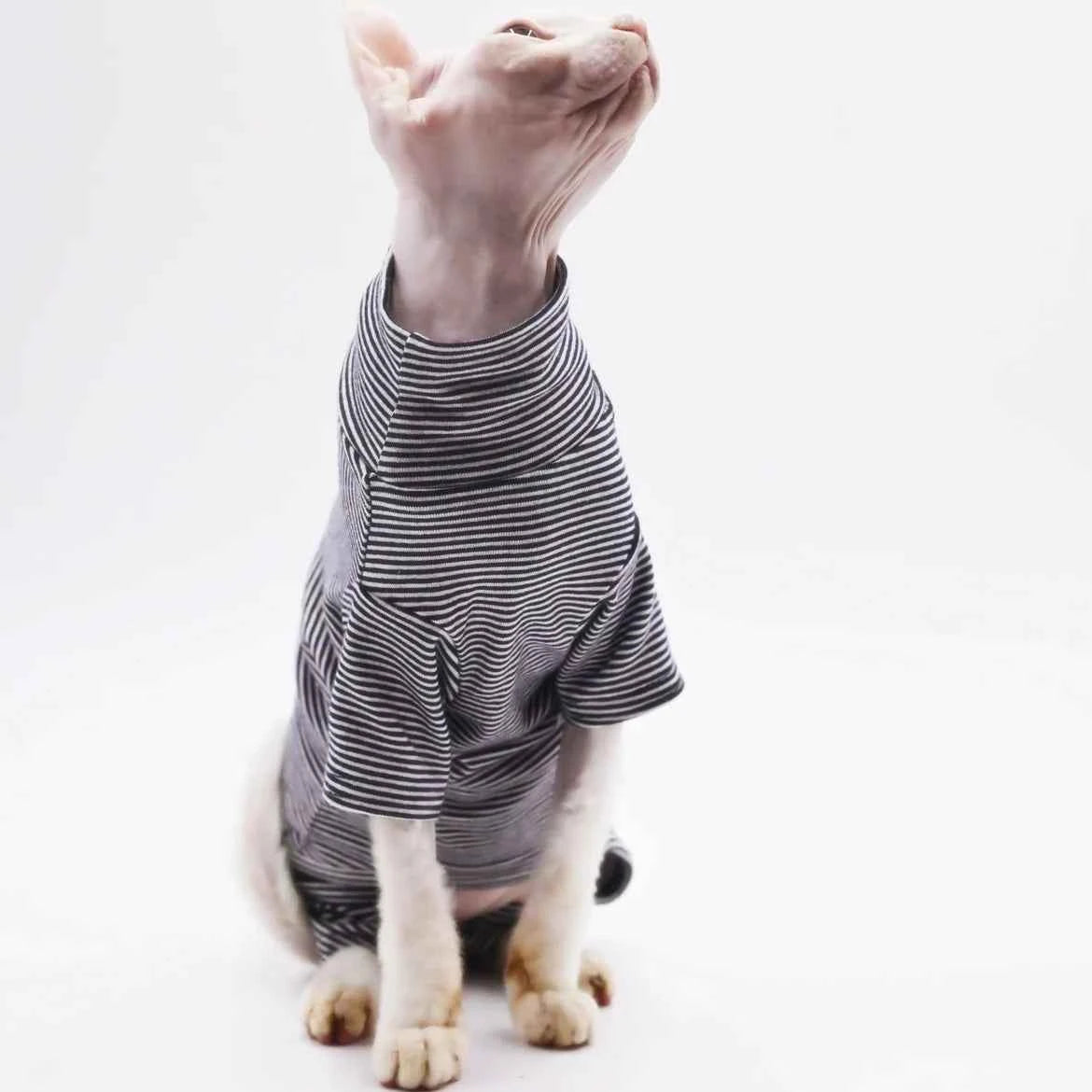 Sphynx Cat Clothes Four-legged Soft and Durable Hairless Cat Clothes for Devon Rex Cats, Cornish, and Small Cats