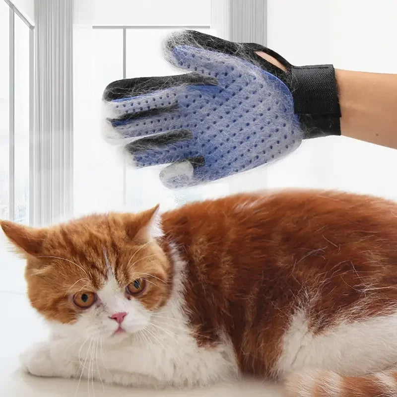 Pet Hair Removal Gloves Comb for Dog Grooming Cats and Dog Massage Bathing Cleaning and Beauty Products Gloves to Bathe Dog Home