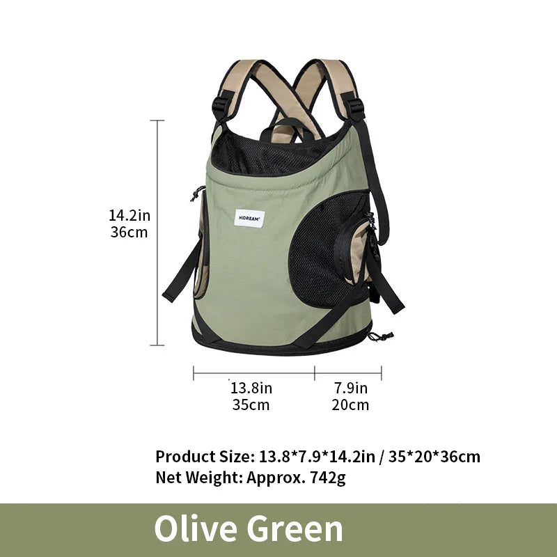 Pet Chest Backpack Front Carrying Tote Backpack Dogs and Cats Breathable Portable Outdoor Bag Shoulder Cat Bag - Play Paws Toys