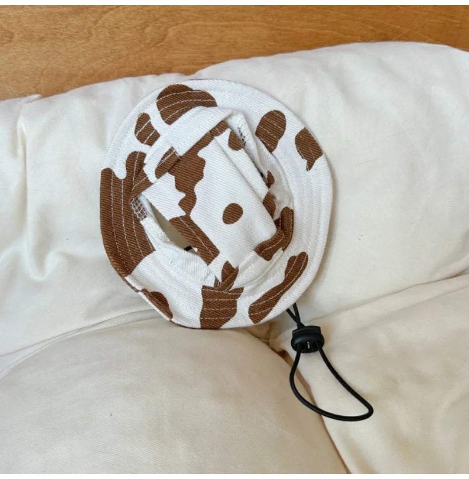 Pet Hat Cat Bucket Hat Dog Sun Hat Pet Accessories Suitable for Small and Medium Dogs and Cats