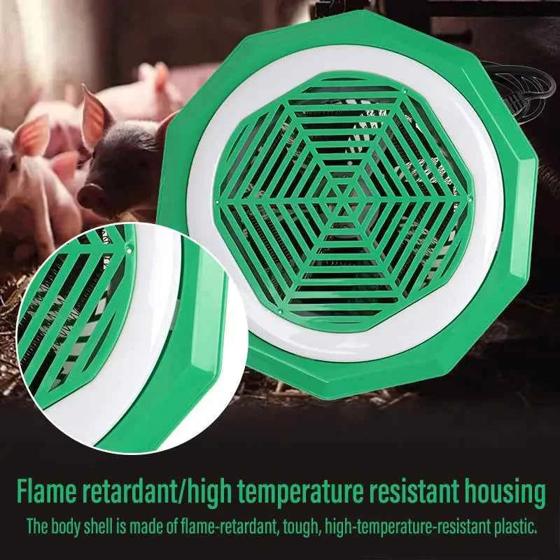 Pet Intelligent Heating Lamp Farm Poultry Temperature Control Lamp Air Warming Heating Cow Chicken Dog Brooding Incubator 220V