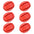 6 PCS Silicone Fishing Rod Holder Ball Straps 5 Hole Lightweight Fishing Tackle Ties Organizer Storage Racks Fishing Accessories