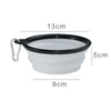 Portable 350ml Fold Silicone Pet Bowl Collapsible Puppy Feeder Dish For Outdoor Travel Walking Camping Dog Food Water Supplies