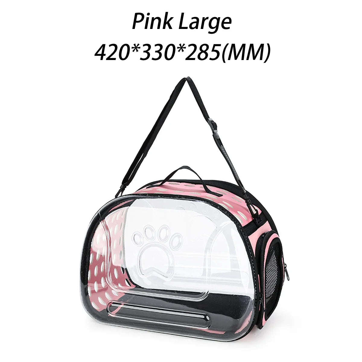 Pet Shoulder Bag Cat Carrier Outdoor Travel Breathable Handbag Puppy & Kitten Capsule Transparent Portable Shoulder Strap Bag - Play Paws Toys