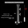 Glass Aquarium Feeder Tube Dish Transparent Fish Tank Shrimp Snail Food Feeder Bowl Aquarium Feeding Accessories Shrimp Feeding