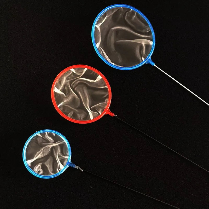 2pcs Fine Mesh Aquarium Accessories Stainless Steel Handle Aquarium Fish Tank Fishing Net Landing Net for Fish Accessories