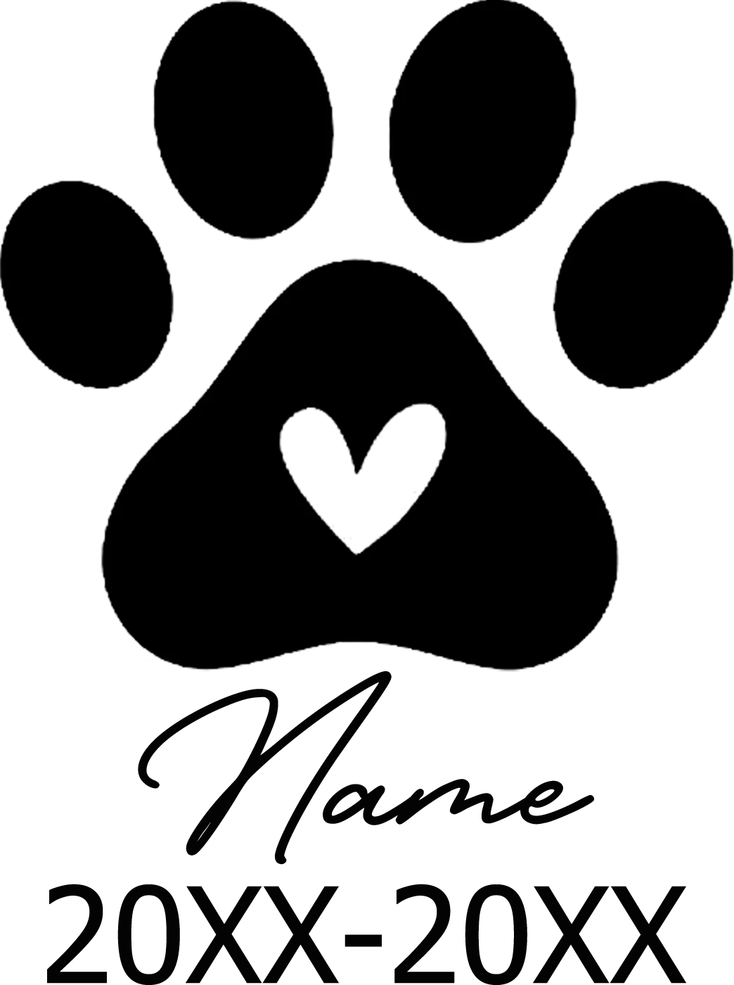 Pet Memorial Stone Custom Dogs Name and Date of Death Personalized Pet Loss Gifts Personalized Dog Grave Marker Plaque