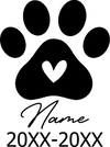 Pet Memorial Stone Custom Dogs Name and Date of Death Personalized Pet Loss Gifts Personalized Dog Grave Marker Plaque
