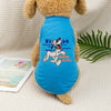 1PC  Bruto print pet sleeveless T-shirt, soft and breathable round neck pet vest