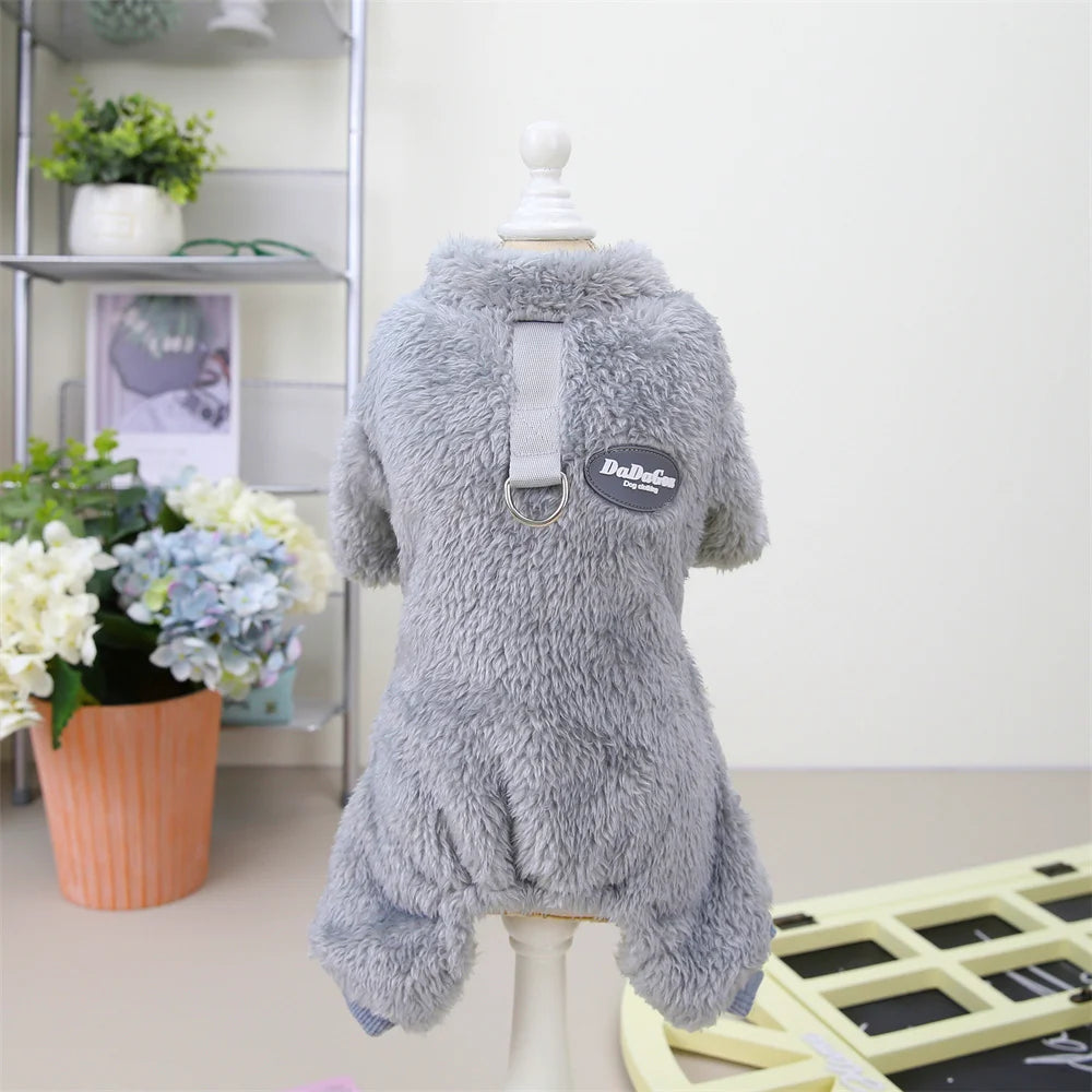 Winter Cat Puppy Jumpsuits Warm Fleece Pet Coat for Small Dogs Cats Kitten Clothing Chihuahua Sphynx Jacket ropa para gato - Play Paws Toys