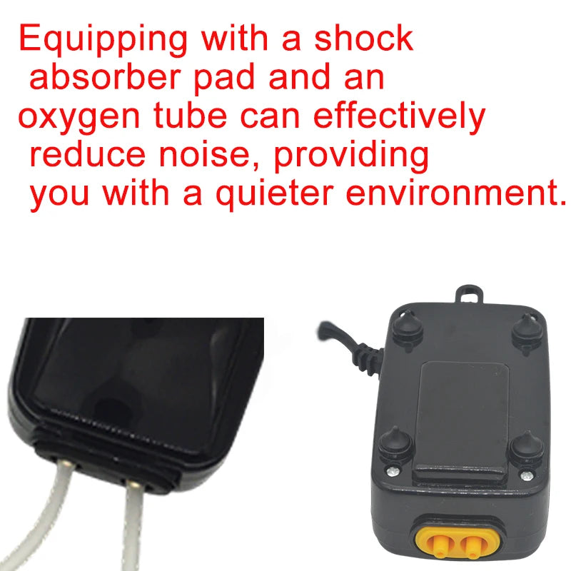 SOBO Silent Aquarium Oxygen Air Pump Fish Tank Adjustable Air Volume High Power Oxygenator Air Compressor Aerator 220v