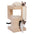 Wood Cat Condo House Bed with Removable Soft Mats Modern Cat Tree Tower with Scratching Pad Cat Scratcher Furniture Kitten Toys - Play Paws Toys