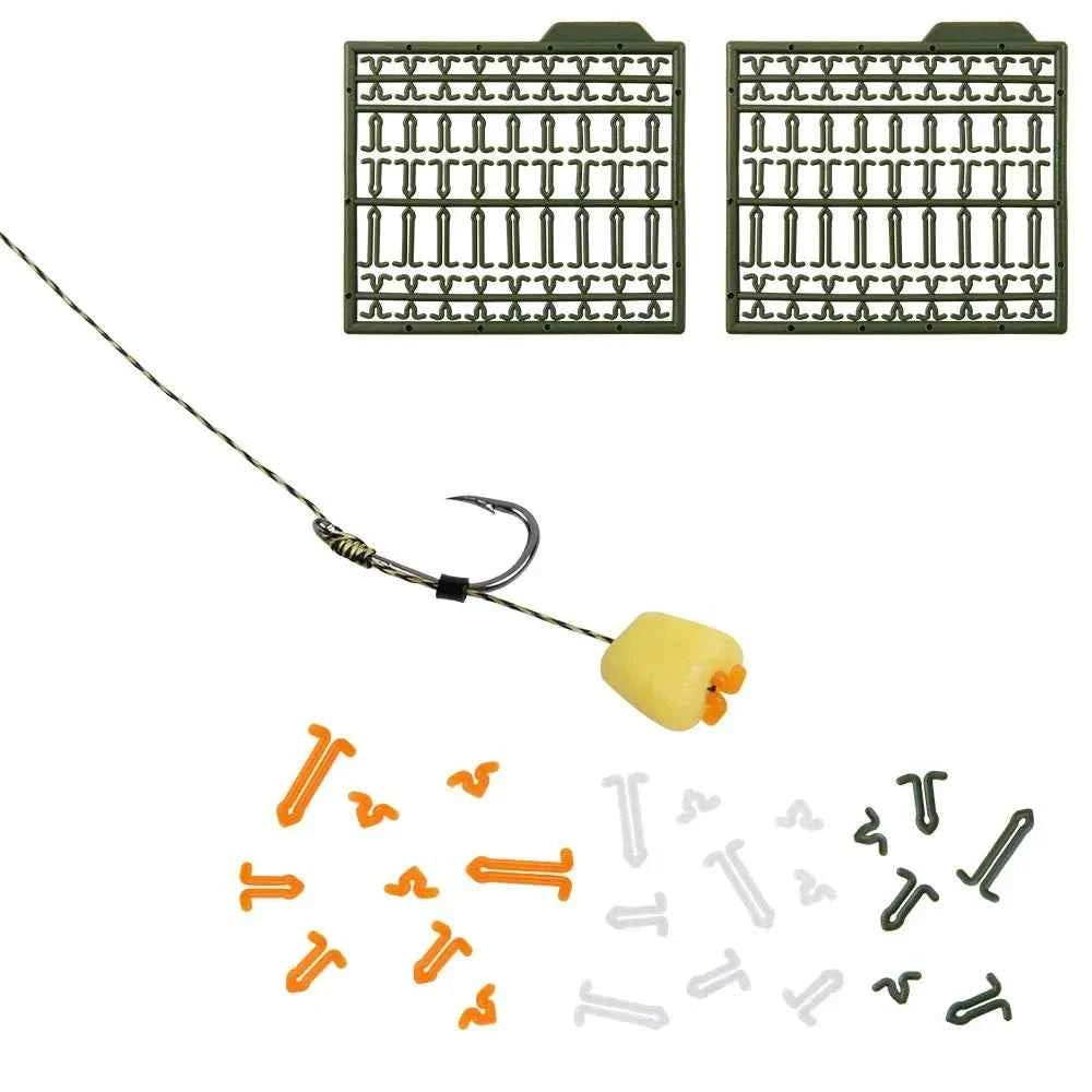 5Pcs Carp Fishing Tackle Carp Fishing Hair Rig Stops Boilie Bait Stoppers Extender Accessory for Carp/Coarse Fishing