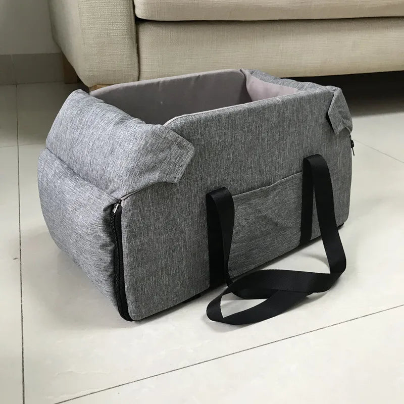 Portable Car Safety Pet Seat For medium/Small Dogs Cat Travel Central Control Cat DogBed Transport Dog Carrier Protector DogBags - Play Paws Toys