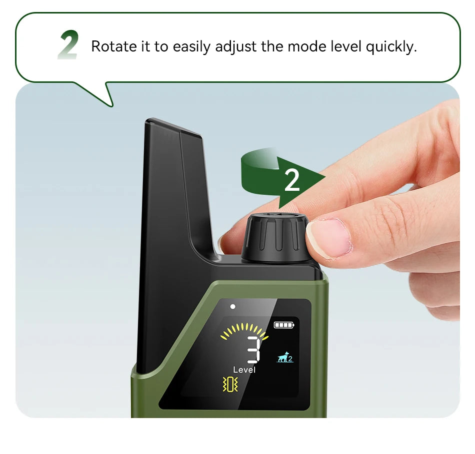 ROJECO Electric Dog Training Collar Remote Control Rechargeable Training Collar For Pet Dog Puppy Bark Control Stop Shock Collar