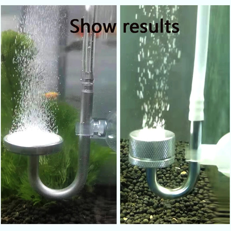 ZRDR Aquarium CO2 atomizer fish tank aluminum alloy CO2 diffuser CO2 regulation generator system CO2 refiner plant CO2 atomizer