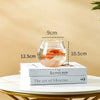Sturdy Nicely Betta Fish Bowl Small Aquariums for Small Ornamental Fish And Reptiles High Transparency Glass Good View