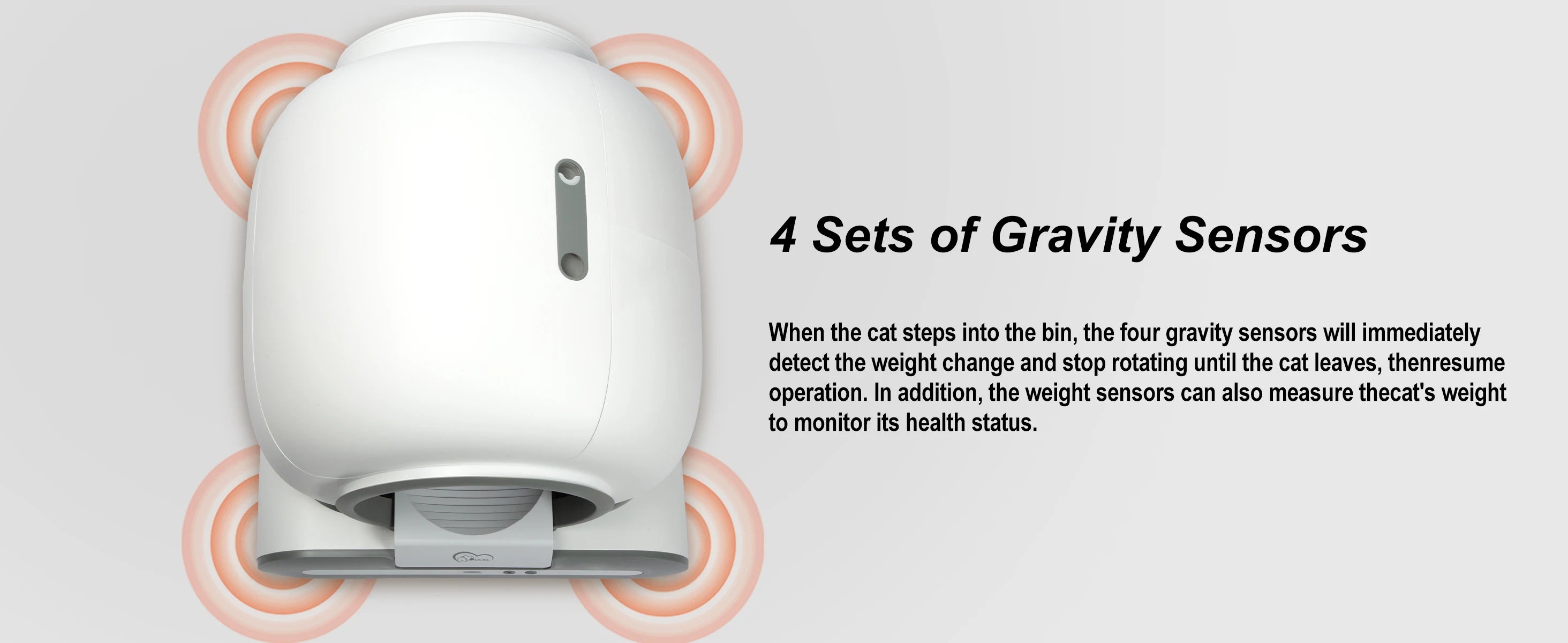DOEL 65L Self-Cleaning Cat Litter Box App Control, ONLY Supports 2.4G WiFi w/Litter Mat&Trash Bags, Fit for Tofu & Mixed Litter - Play Paws Toys
