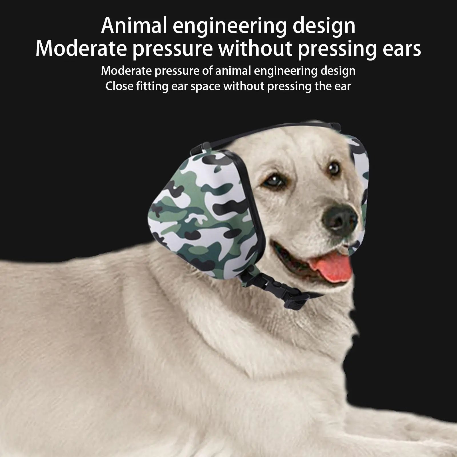 Dog Noise Reduction Earmuffs Pet Earmuffs Head-worn Hearing Protection Anti-noise Dogs Supplies Pet Noise Reduction Cover