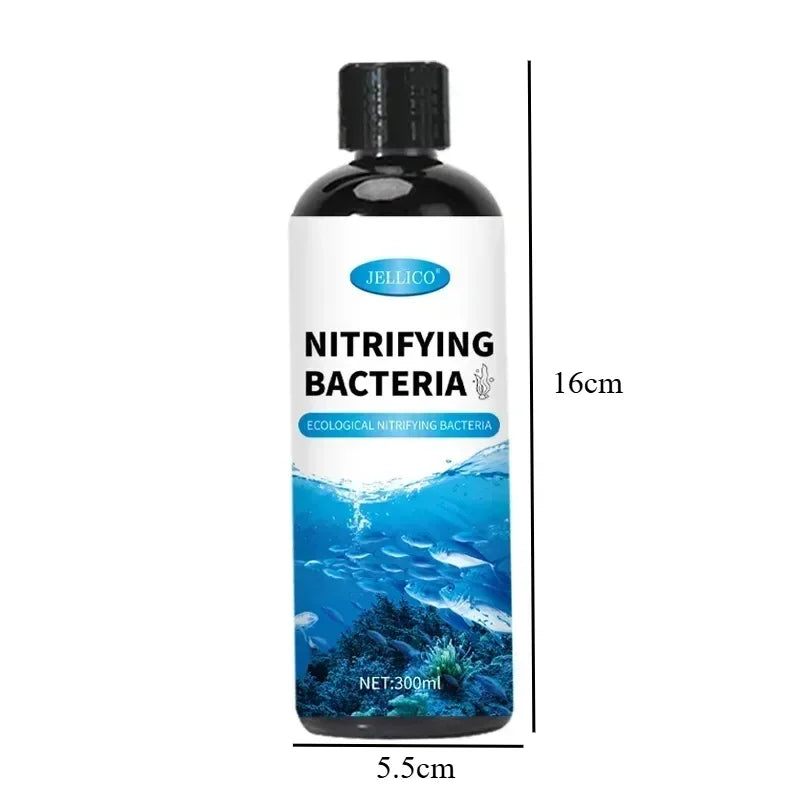 300ml Nitrifying Bacteria Liquid Fish Tank Water Purifier Aquarium Fish Farming Medicine Supplies Fishbowl Water Treatment
