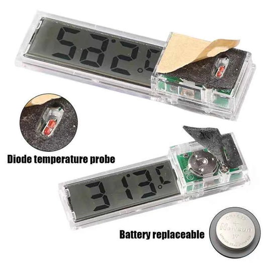 1PC Aquarium Thermometer Electronic LCD Digital Fish Tank Temperature Measurement Fish Tank Temp Meter Aquarium Accessories