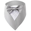 Sucado Handsome Wedding Pet Dog Bandana, Elegant Tuxedo Suit Scarf with Bowtie,  Luxury Formal Engagement Birthday Party Gifts