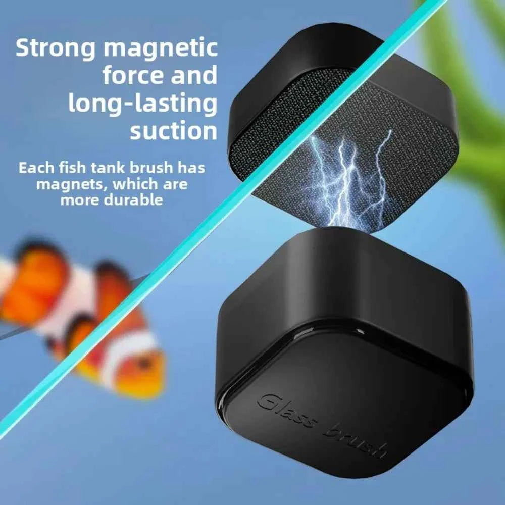 Magnetic Fish Tank Wall Cleaner 1/5PCS Handheld Easy Use Cleaning Device for Home Aquarium Decoration Maintenance