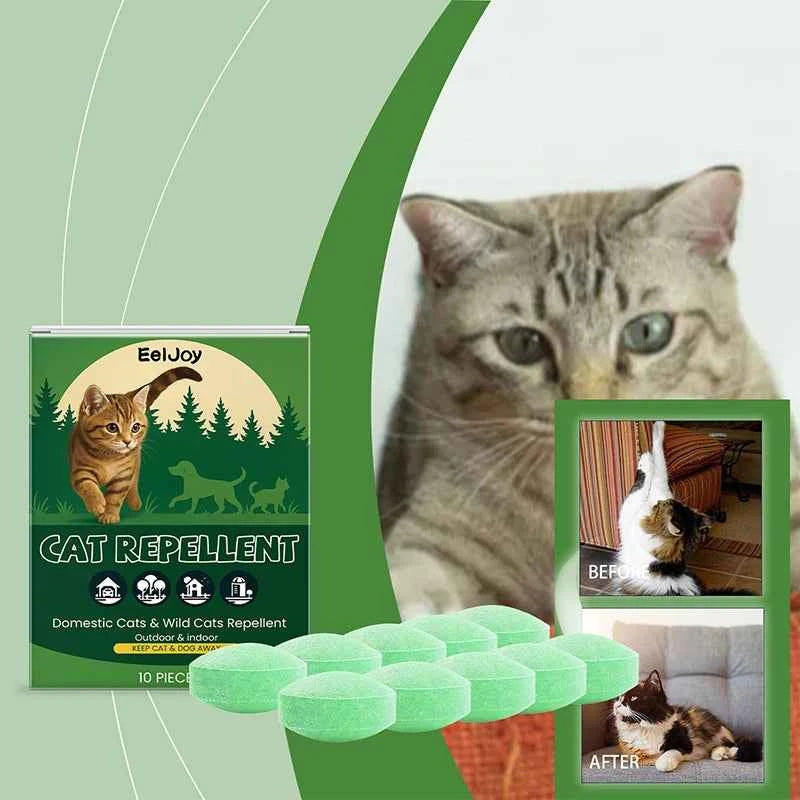 Cat Repellent Outdoor, Dog Repellent, Natural Peppermint Oil Cat&Dog Deterrent Outdoor And Indoor, Keep Cats Out Of Yard Permane