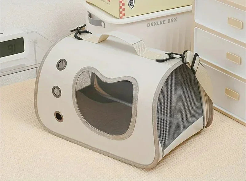 Premium Portable Foldable Breathable Pet Carrier Bag Lightweight for Small Dogs Cats Outdoor Cat Kitten Shoulder Carrying Bag - Play Paws Toys