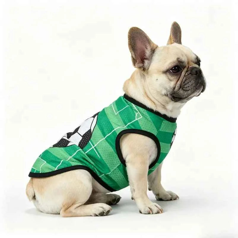 Lightweight Mesh Dog Jersey for Spring And Summer Breathable Pet Clothing Comfortable Doggy Shirt