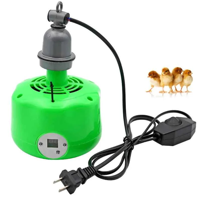 220V Pet Chicken Heating Lamp Air Heater Animal Warm Light Temperature Controll Heater Chick Brooder Heater For Dog Livestock