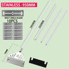 Aquarium Algae Remover Aluminum Alloy Stainless Steel Scraper Blade Fish Tank Glass Water Plant Grass Cleaning Tools Accessories