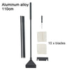 Aquarium Algae Remover Aluminum Alloy Stainless Steel Scraper Blade Fish Tank Glass Water Plant Grass Cleaning Tools Accessories