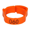 Numbered 6-Color Identification Leg Rings for Poultry (10-50pc)