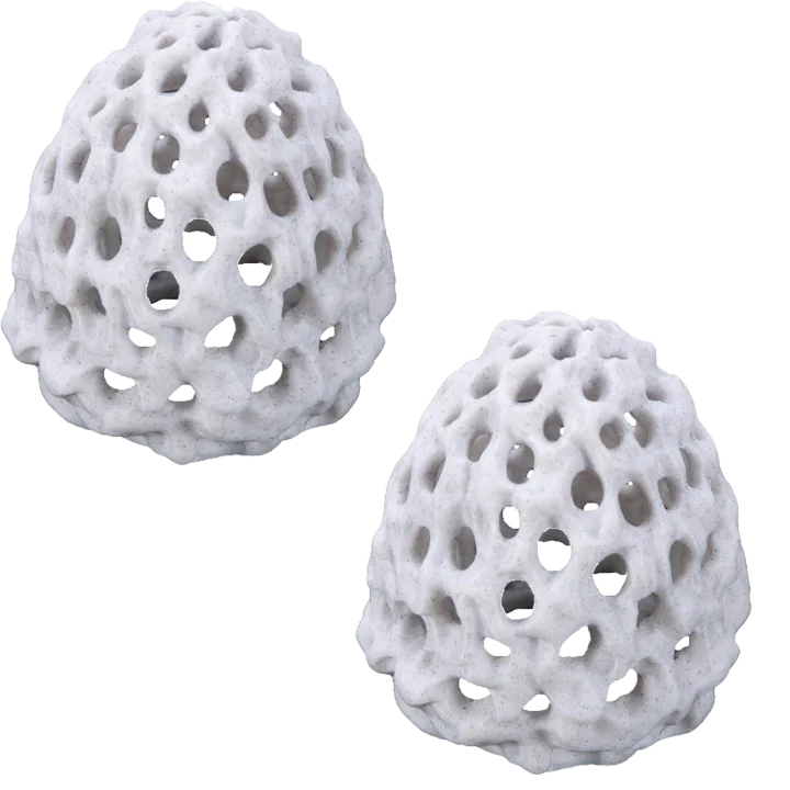 1/2PCS Simulated Porous Coral Stone Aquarium Hides Shelter House Small Fish Tank Decoration Aquaculture Shrimp Cave Pet Supplies