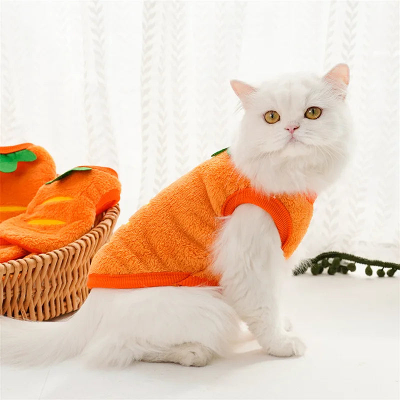 Pet Clothes Winter Warm Coats Vest Soft Fleece For Small Dogs Cats Girl Boys Chihuahua Yorkies Cute Transformation Outfit Xxs-XL - Play Paws Toys