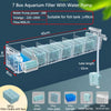New Fish Tank Waterfall Filter Box Wall Mounted Built-in Silent Circulating Water Purifier For Aquarium Tank Box With Water Pump