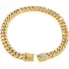 Shiny Rhinestone Cuban Chain Dog Pet Necklace Fashionable and Durable