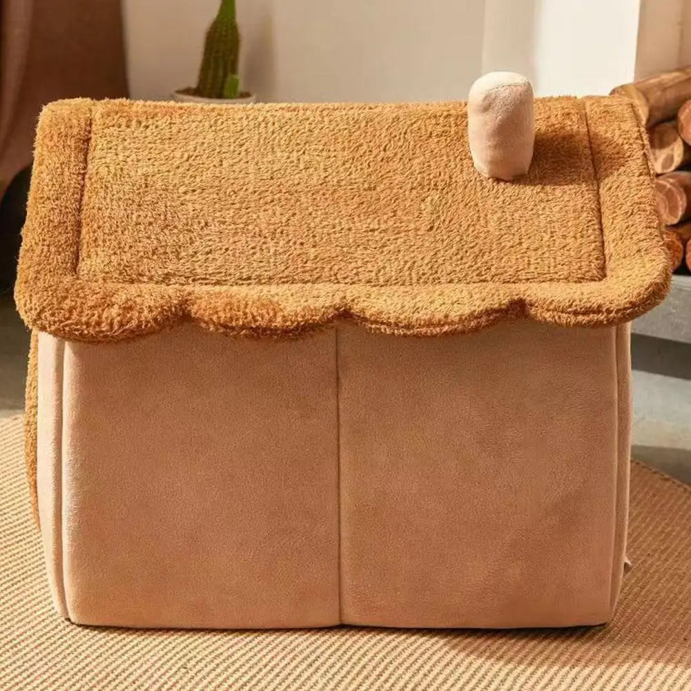 Thickened Pet Warm House Cat And Dog House Winter Warm Universal For All Seasons Detachable And Washable Cute New Comfortable - Play Paws Toys