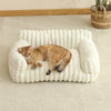 KEMORELA 1PC Striped Cat Sofa Bed Soft Polyester Pet Bed Breathable for All Seasons Suitable for Small to Medium Catsor Sleeping - Play Paws Toys