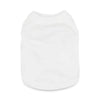 Soft Cotton Blank Dog Shirt, Breathable Spring Summer Pet Apparel, Lightweight Plain Dog T Shirt for Small to Large Dogs