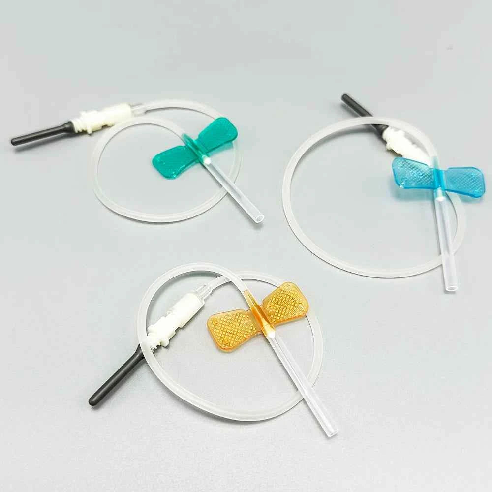 100PCS/lot Disposable Butterfly Blood Collection Needle double wing type Blood Collection Needle Pet Care Room Cat Dogs Animal