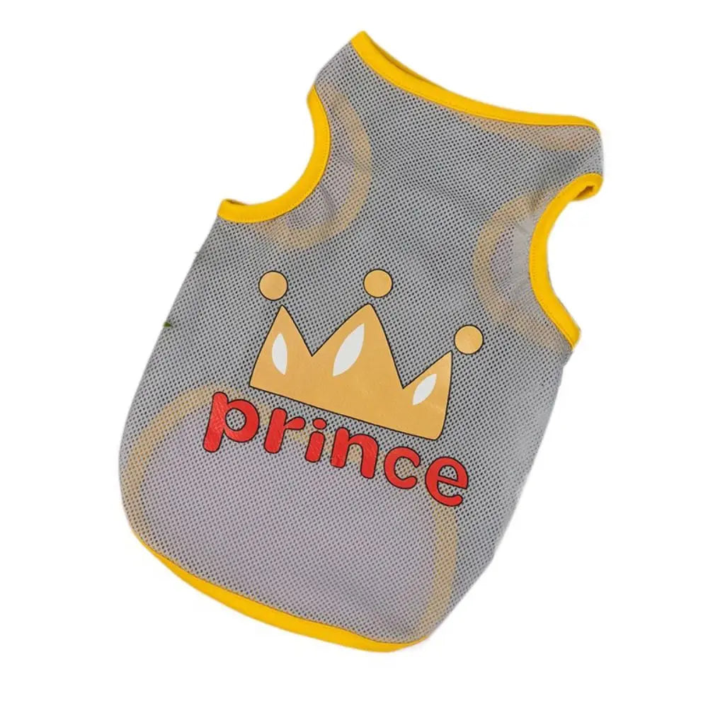Cute Summer Polyester Fibre Cool Breathable Cat Costume Cat T-shirt Puppy Vest Dog Clothes