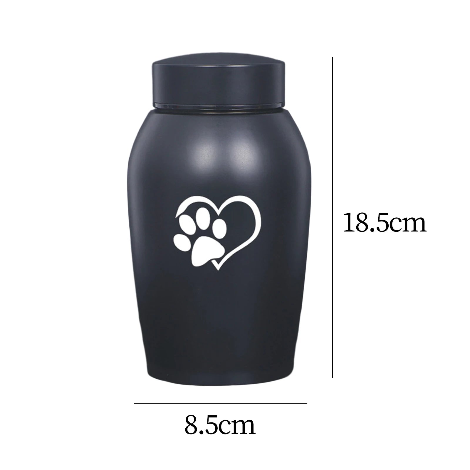 500ML Pet Cremation Memorial Urn Retain Memories Burial Keepsake for Funeral Box Pet Cremation Urn Kittens Puppy Keepsake