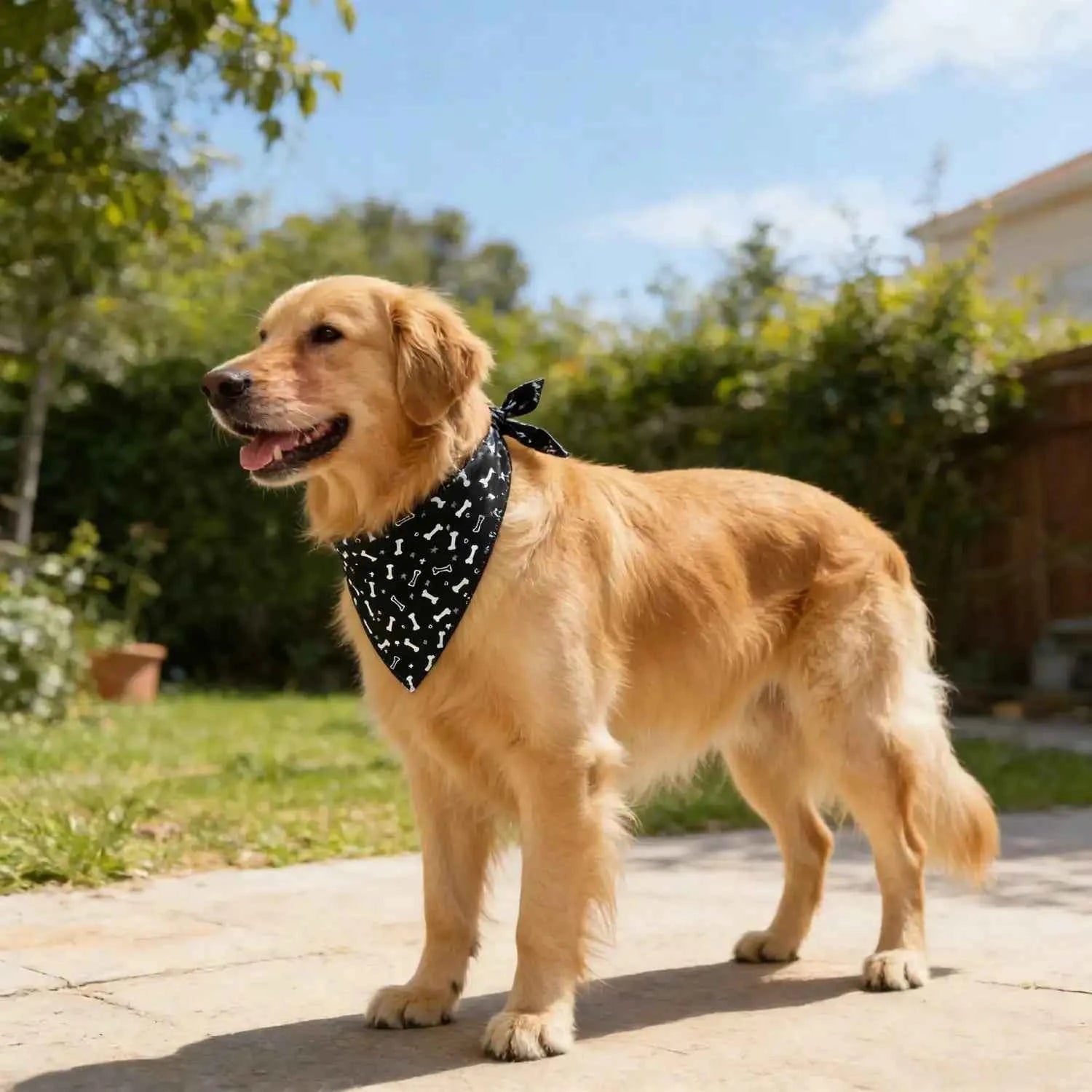 Cute Cartoon Printed Bandana Adjustable Summer Pet Scarf For Dog Cat Bib Kerchief Triangle Towel Holiday Accessories