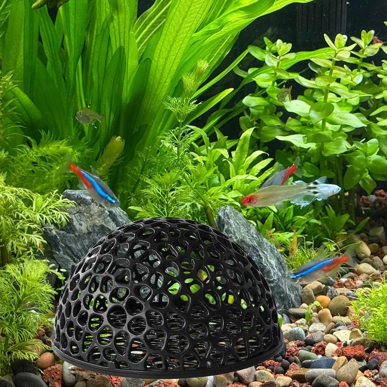 Shrimp Breeding Cave Fish Tank Shrimp Hiding Place Aquarium Decoration Hiding Tools Supplies Betta Habitat Fish Resting Place