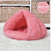 Triangle Pet Dog Kennel Mat Winter Warm Plush Cat Bed House Thickened Sleeping Bag for Small Dogs Cats Pets Supplies Accessories - Play Paws Toys