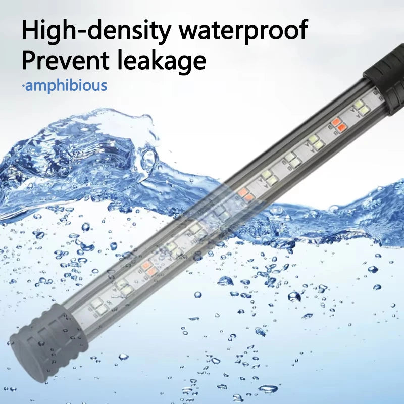 Waterproof LED Aquarium Light Fish Tank Underwater Lamp Clip Light Aquariums Decor Lighting Submersible Lamp Plant Grow 220-240V