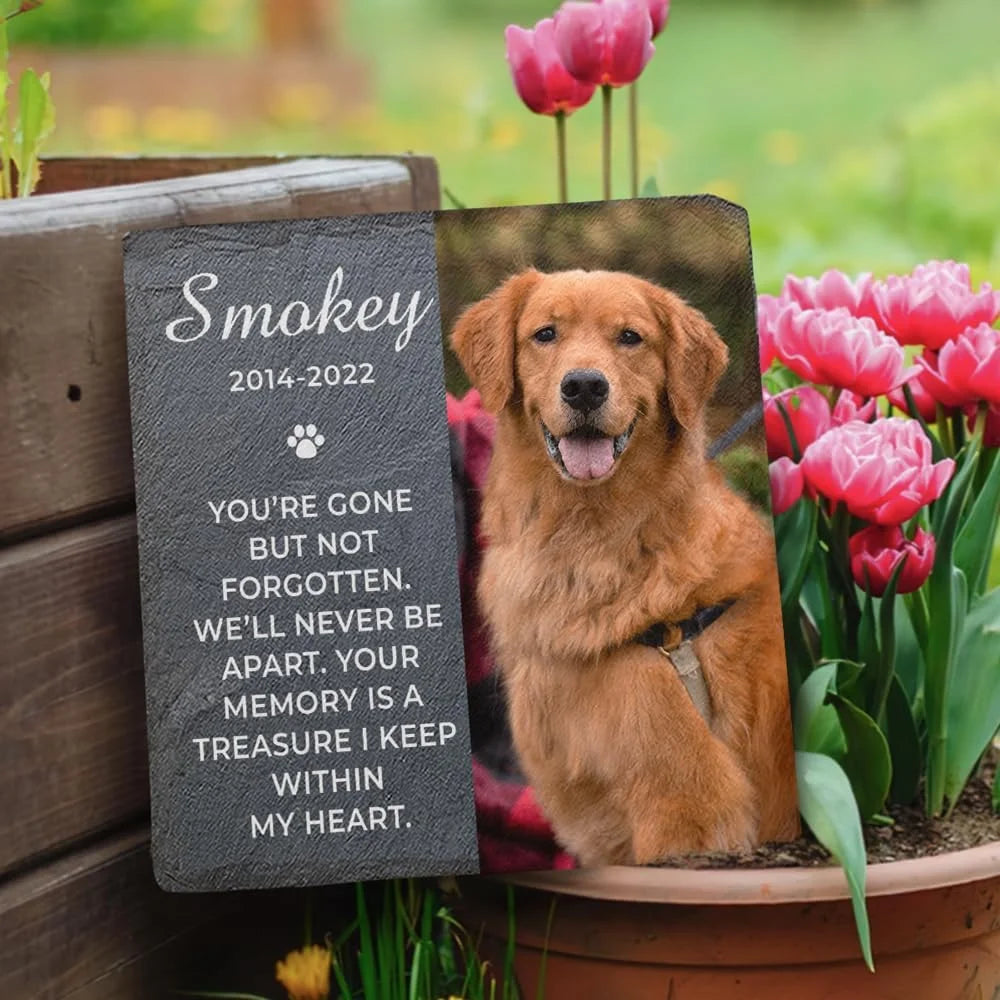 Custom Pet Memorial Stones Pet Grave Stones Personalized Dog Memorial Gifts for Loss Memorials & Funerary Support Dropshipping